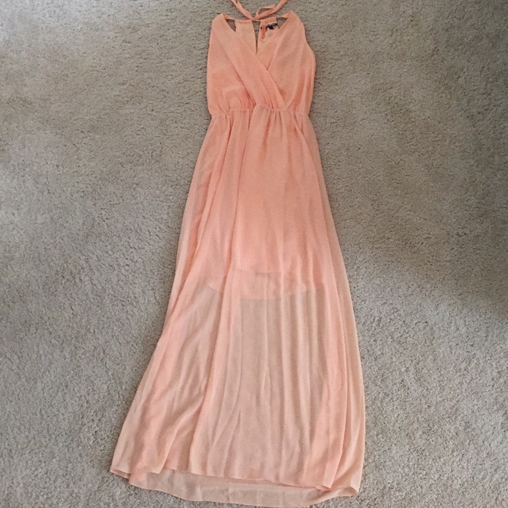 Gianni Bini Peach maxi dress